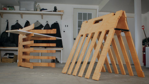 Sawhorse, Meet Drying Rack